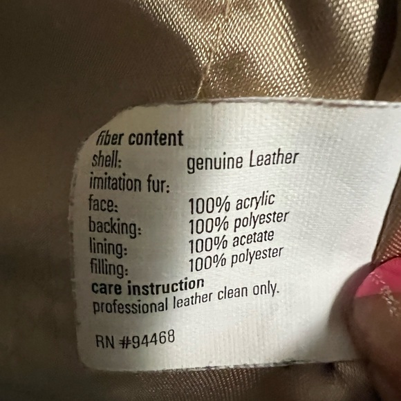 Genuine leather vintage jacket size M - Picture 3 of 4